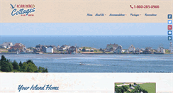 Desktop Screenshot of cottages-pei.ca