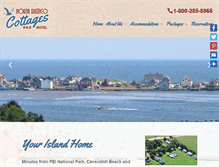 Tablet Screenshot of cottages-pei.ca